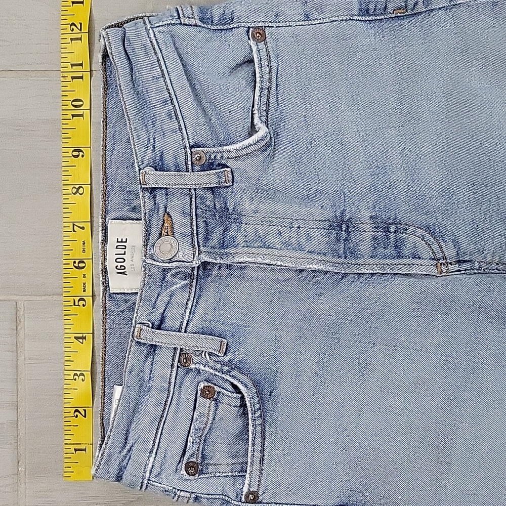 Agolde Nico Button-fly Jeans Size 24 - Picture 8 of 12